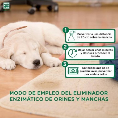 Eliminador Enzimático de Orines y Manchas de Mascotas